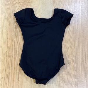 Black bodysuit for ballet